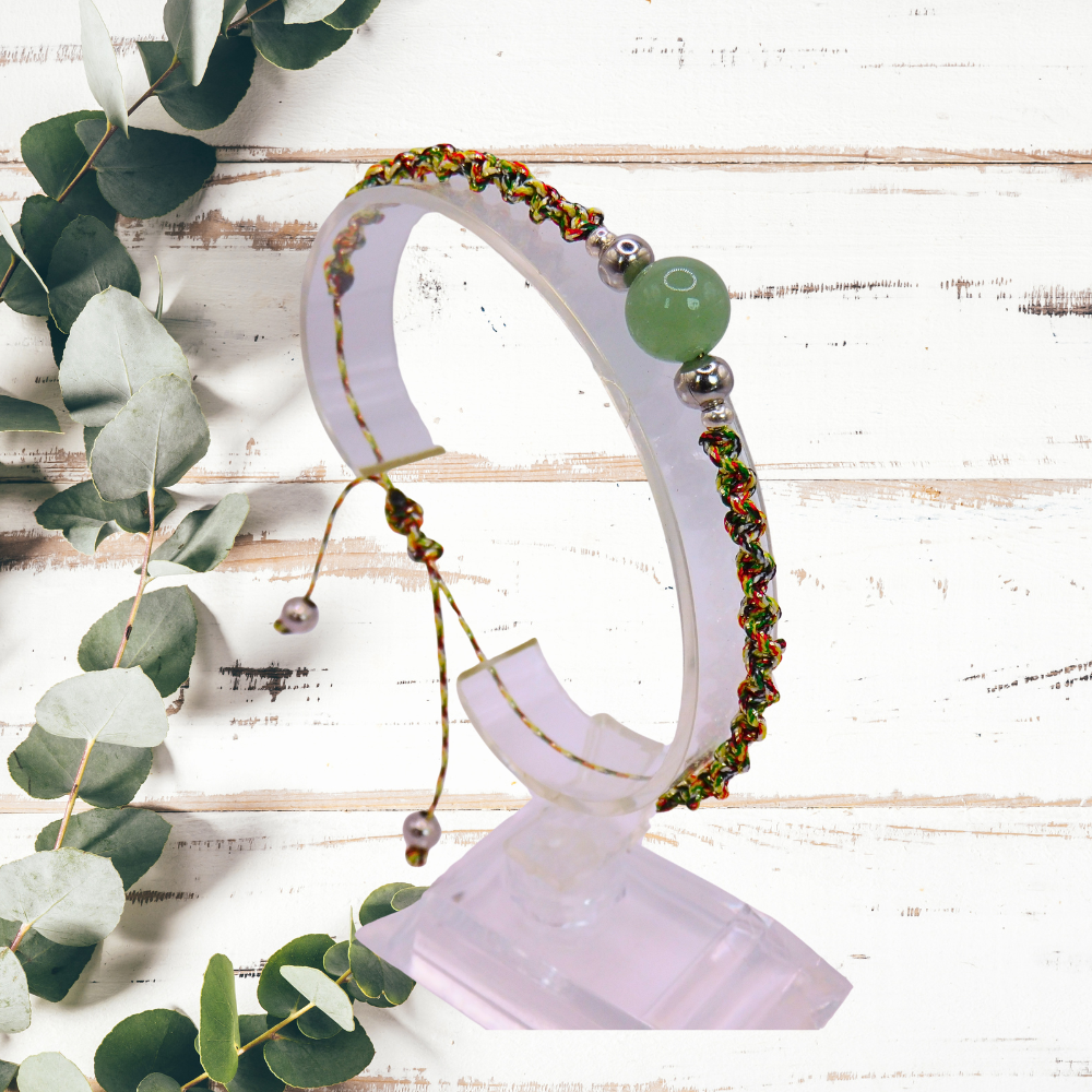 Bracelet artisanal - Aventurine verte