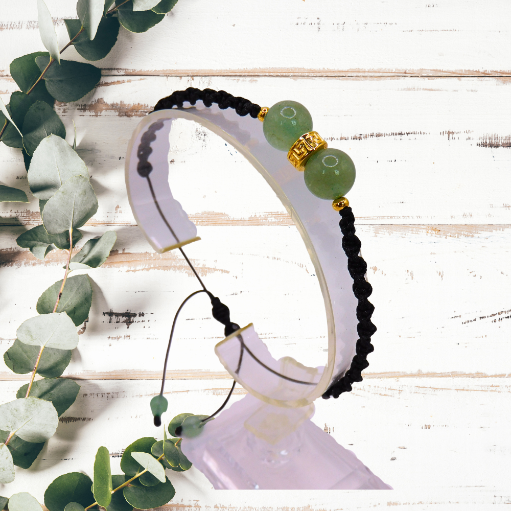Bracelet artisanal - Aventurine verte