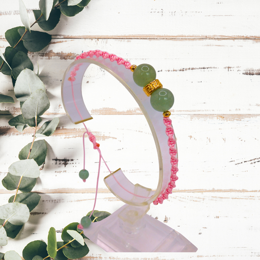 Bracelet artisanal - Aventurine verte