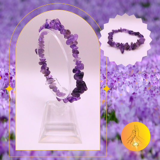 Bracelet baroque - Améthyste