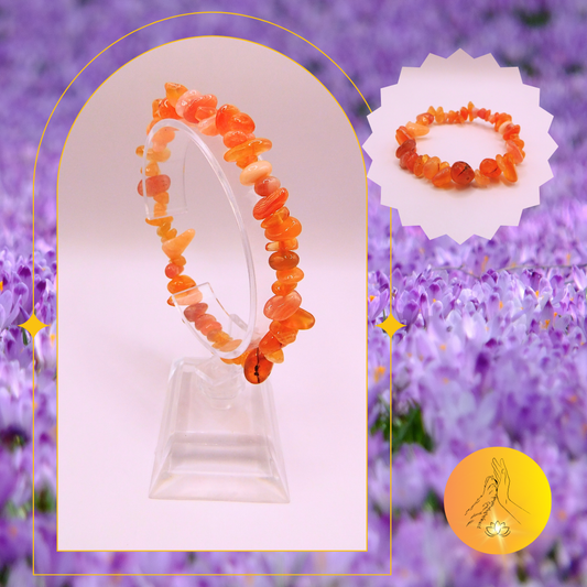 Bracelet baroque - Cornaline