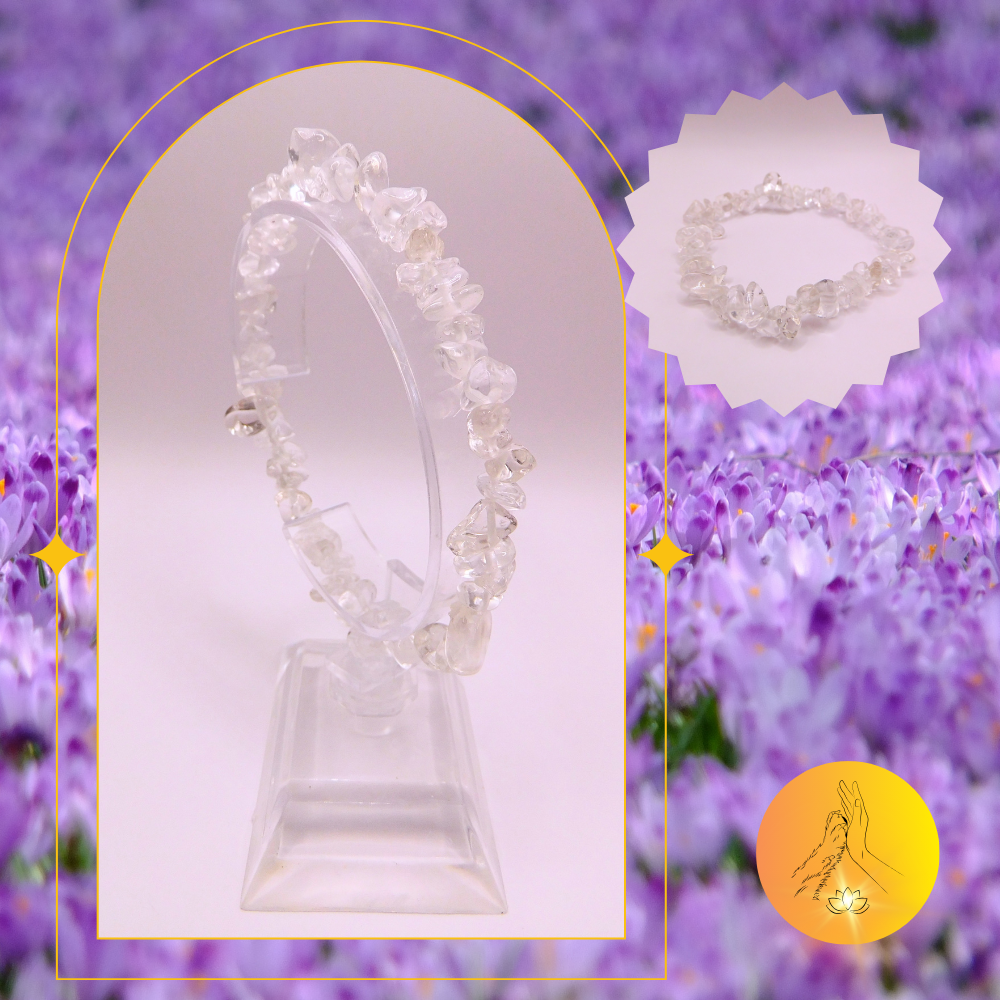 Bracelet baroque - Cristal de roche