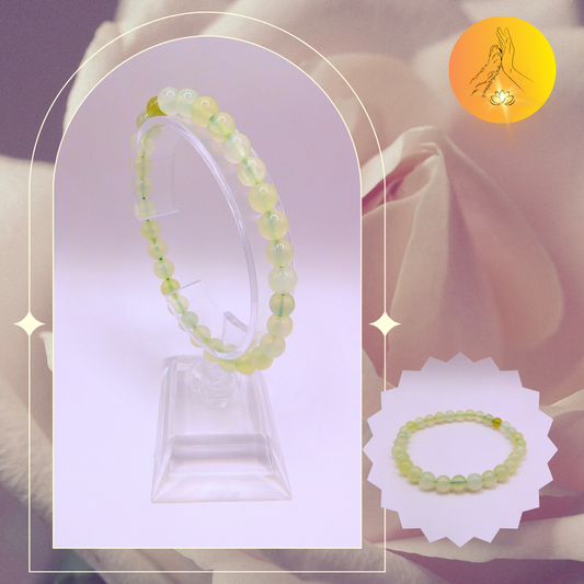 Bracelet boules - Jade de Chine - 6mm