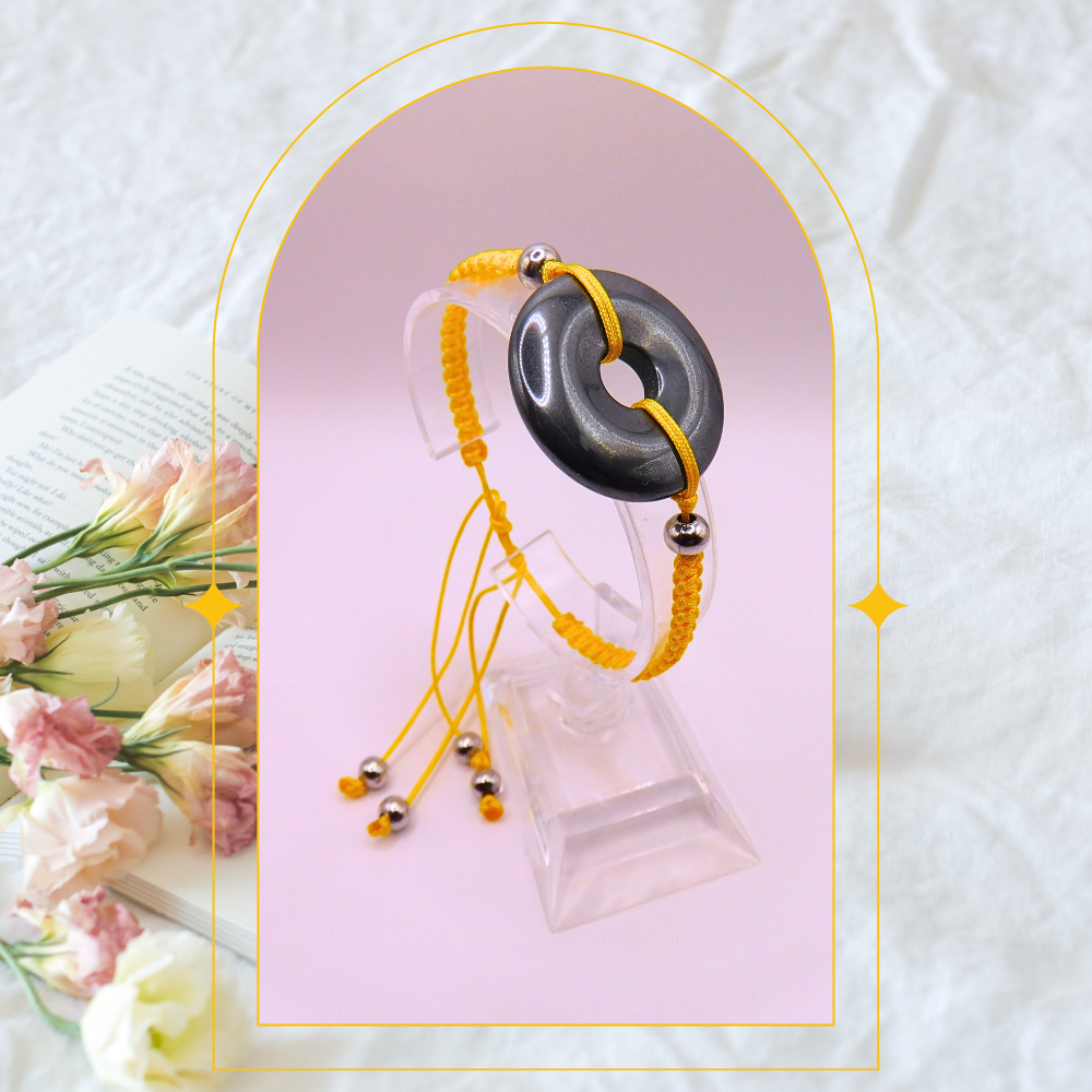 Bracelet Donut - Hématite