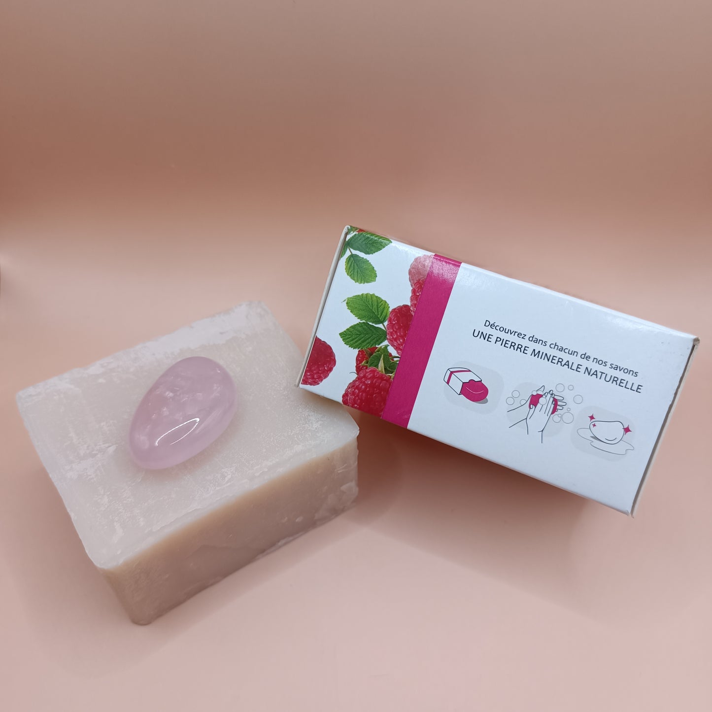 Savon à la framboise