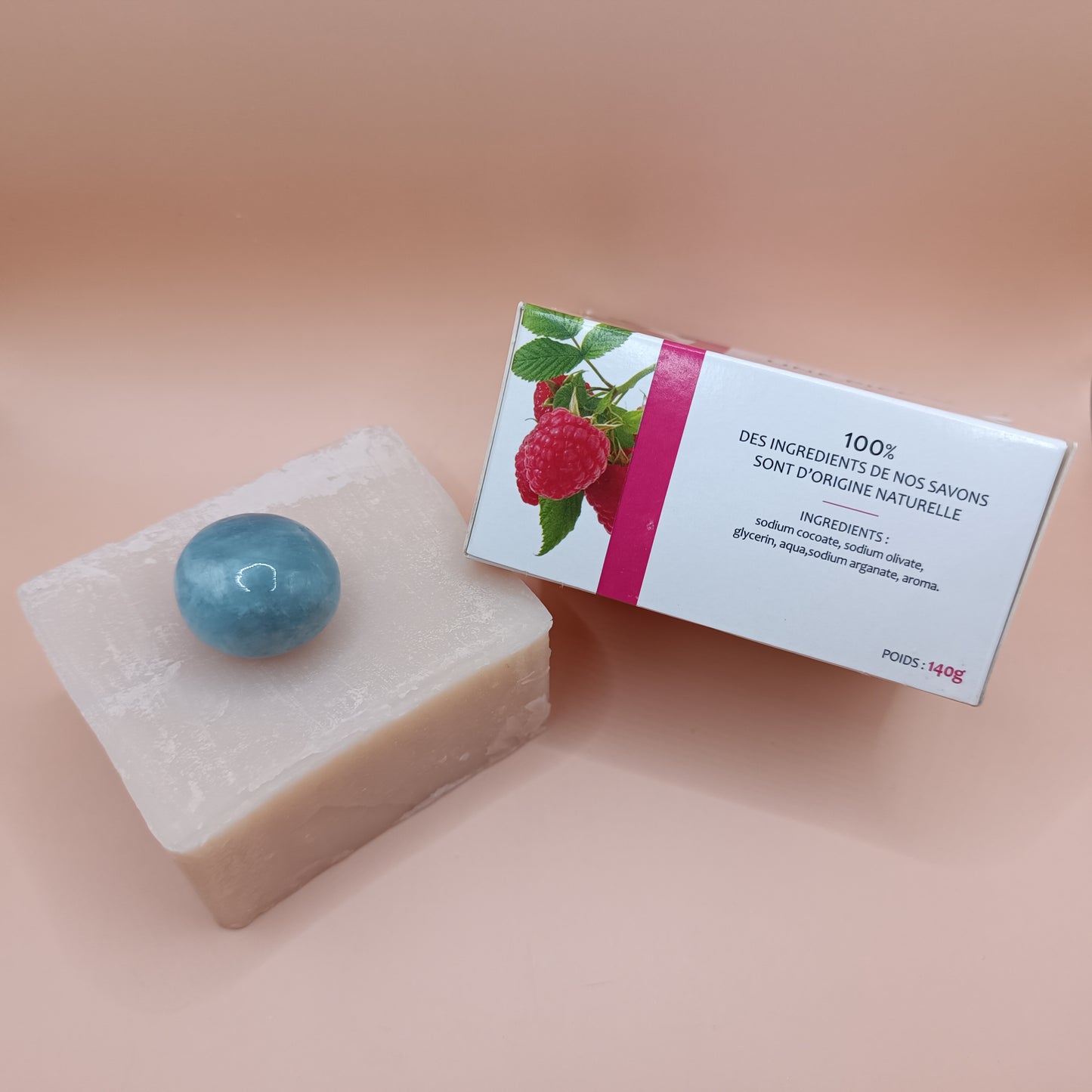 Savon à la framboise