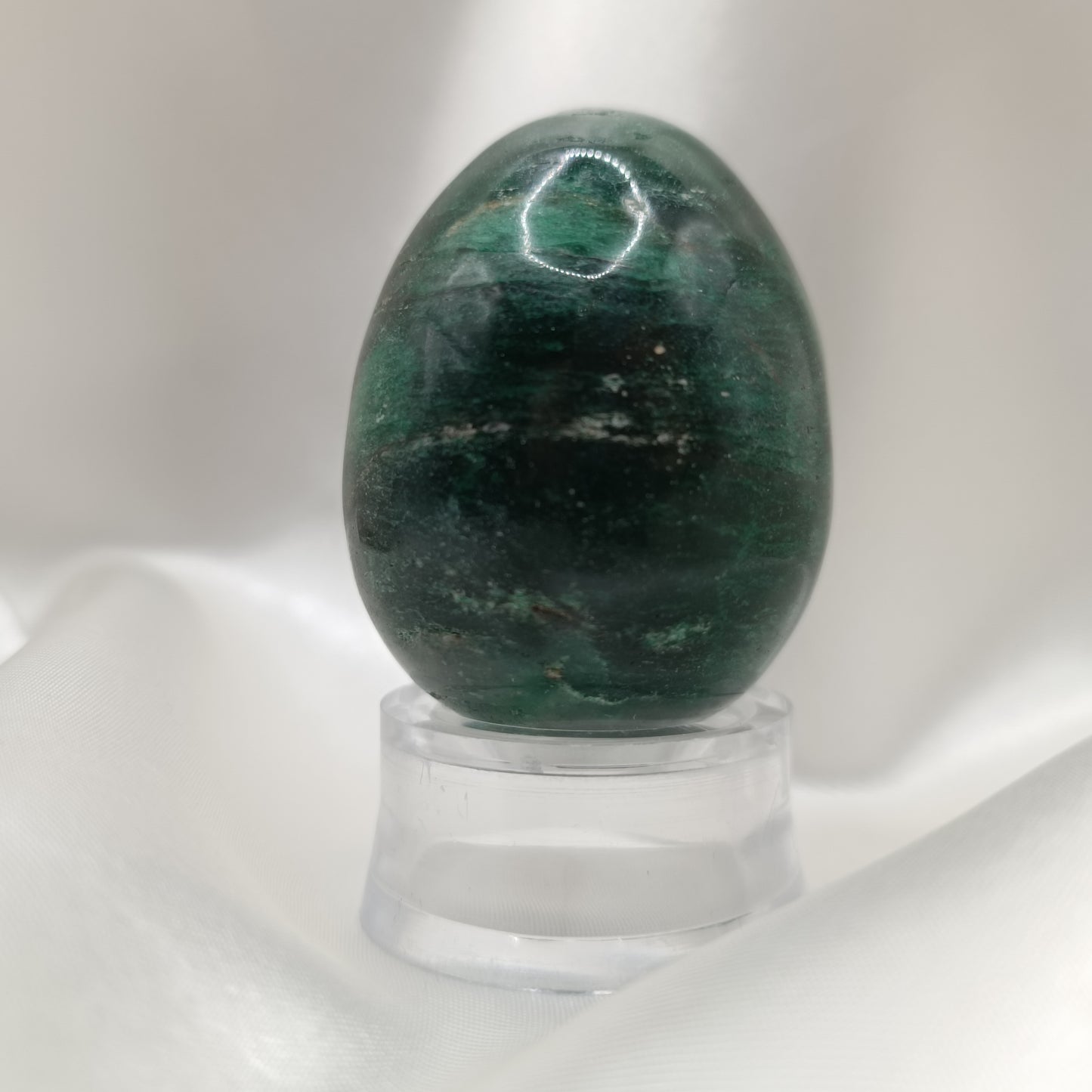 Oeufs en aventurine verte