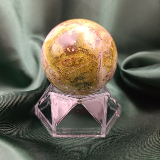 Sphère en opale verte - 40-50 mm