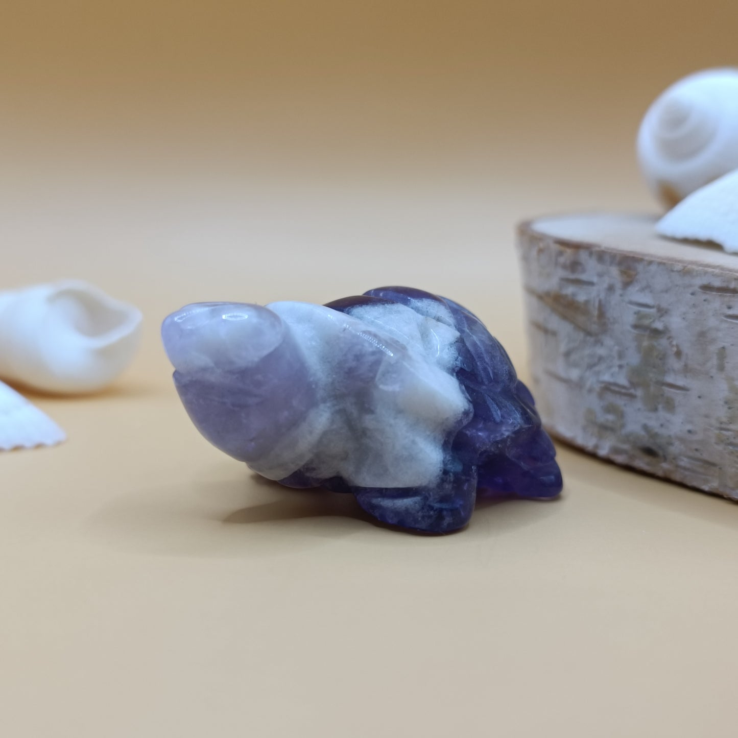 Tortue en améthyste