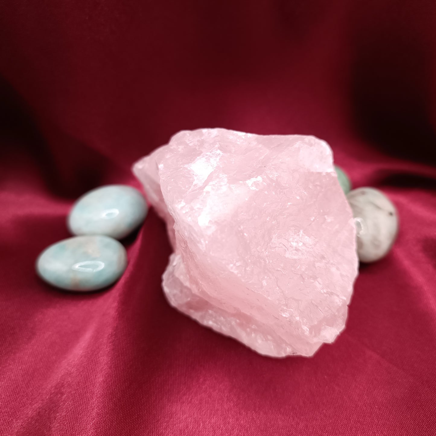 Pierre quartz rose - 270 gr