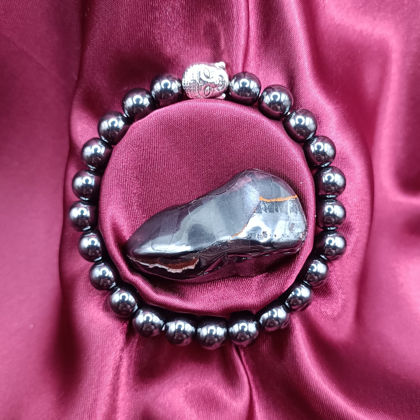 Bracelet Bouddha - Hématite