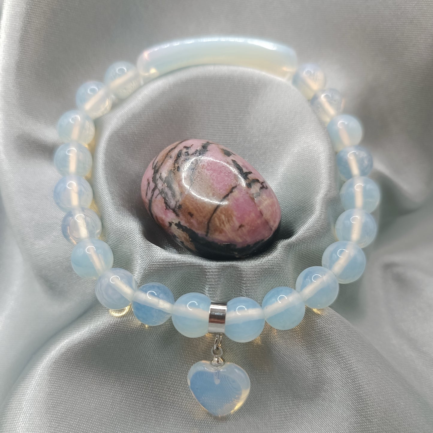 Bracelet gourmette - Opaline