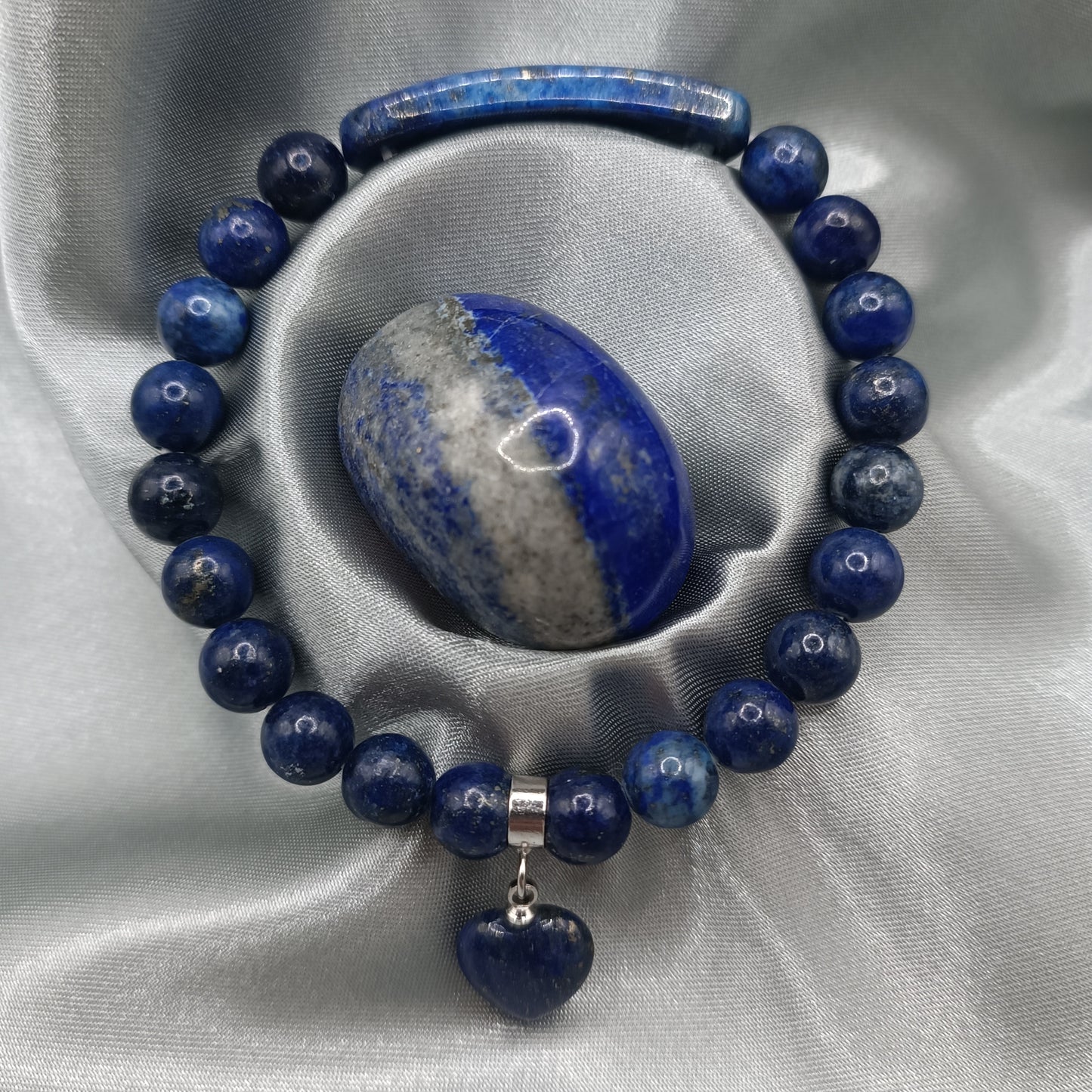 Bracelet gourmette - Lapis lazuli