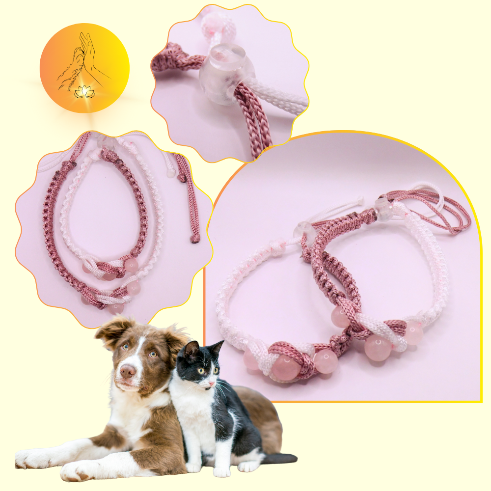 Colliers thérapeutiques - Quartz rose - Infini