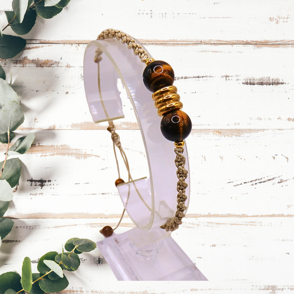 Bracelet artisanal - Oeil de tigre