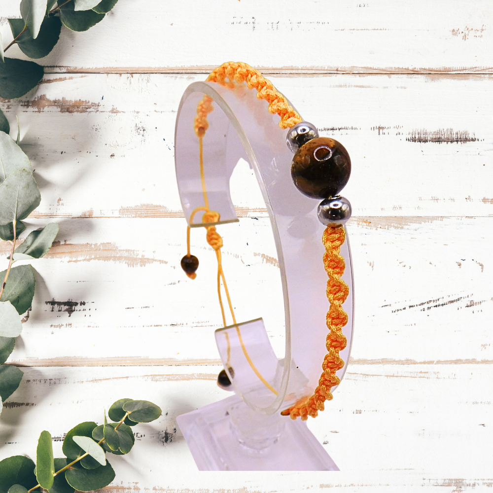 Bracelet artisanal - Oeil de tigre