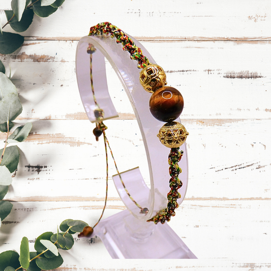 Bracelet artisanal - Oeil de tigre