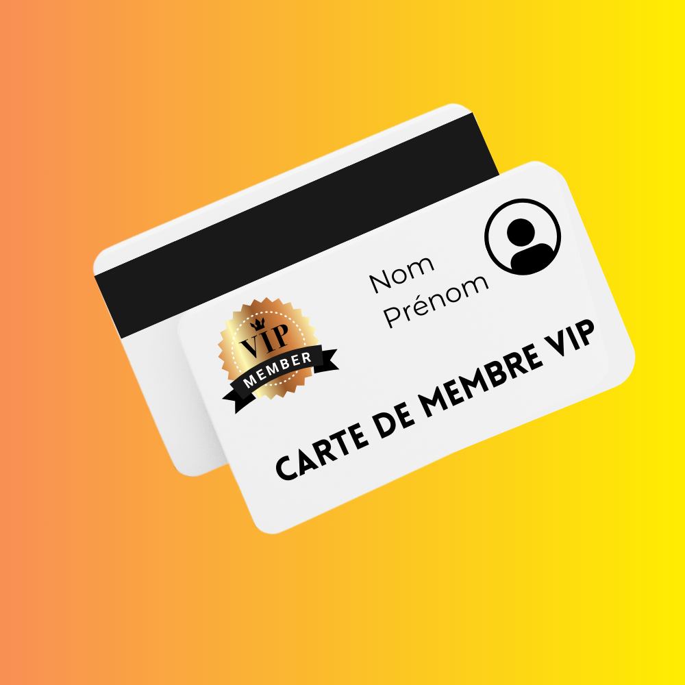 Carte VIP - Valable à vie