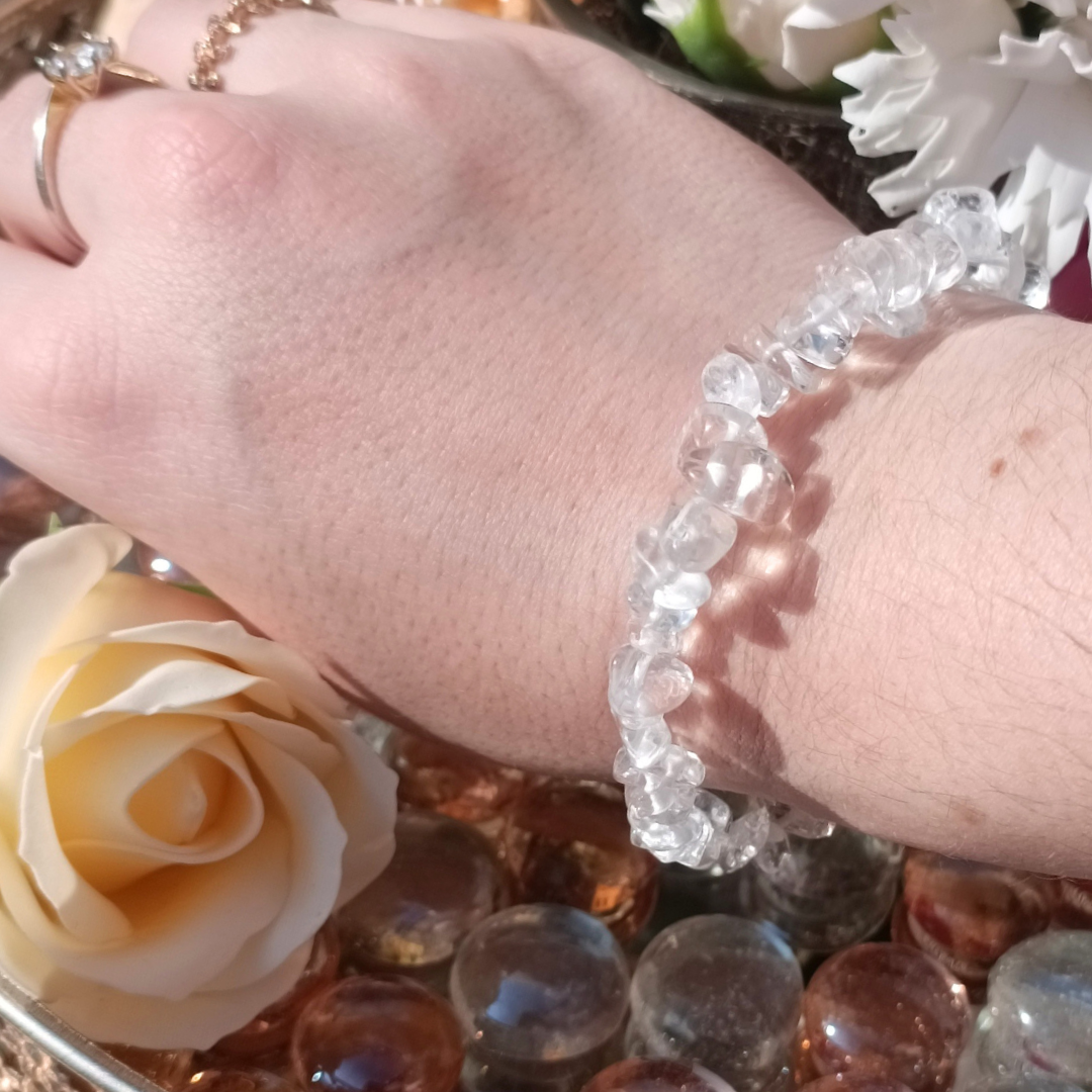 Bracelet baroque - Cristal de roche