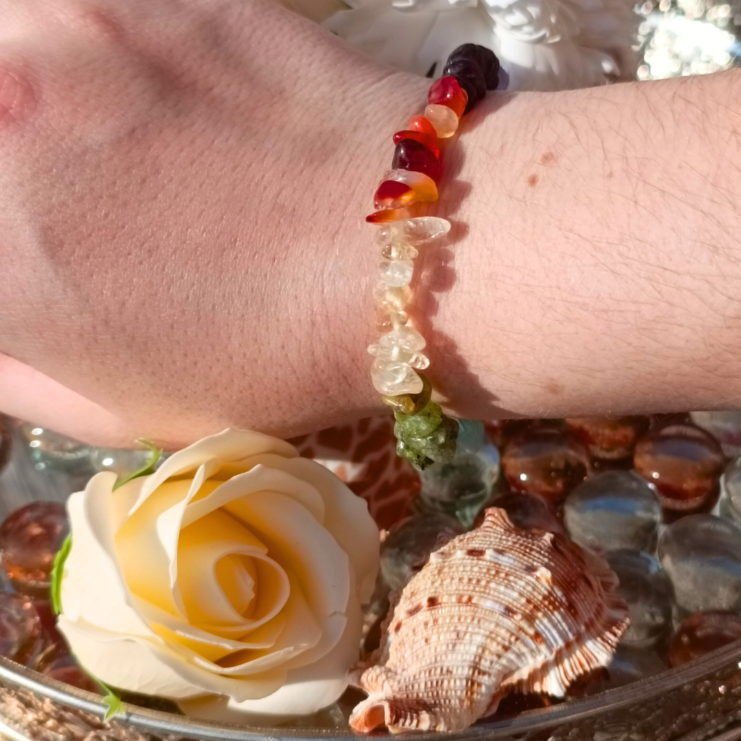 Bracelet baroque - 7 chakras