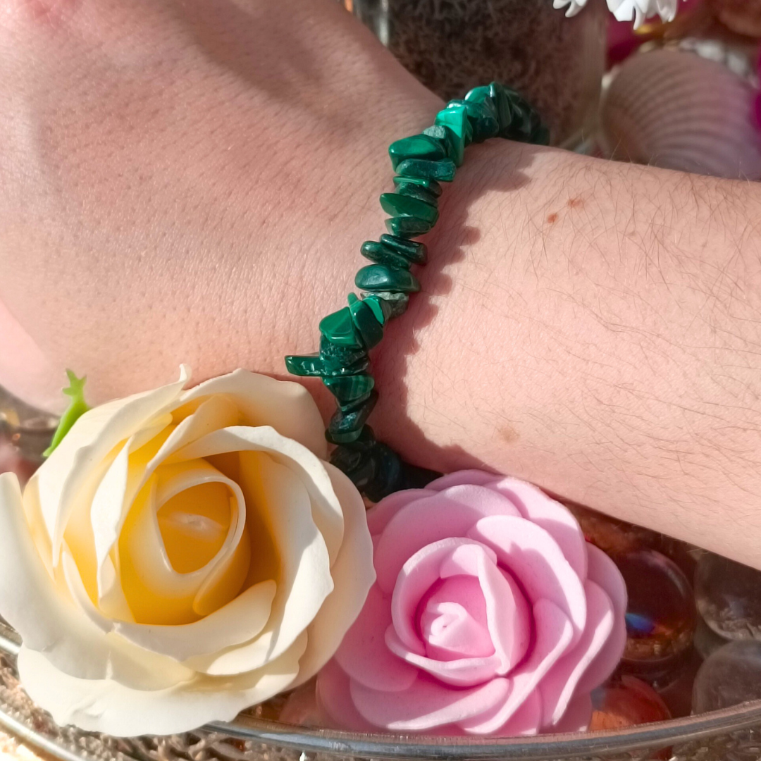 Bracelet baroque - Malachite