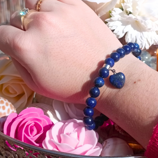 Bracelet gourmette - Lapis lazuli