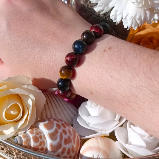 Bracelet boules - Oeil multiple - 10mm