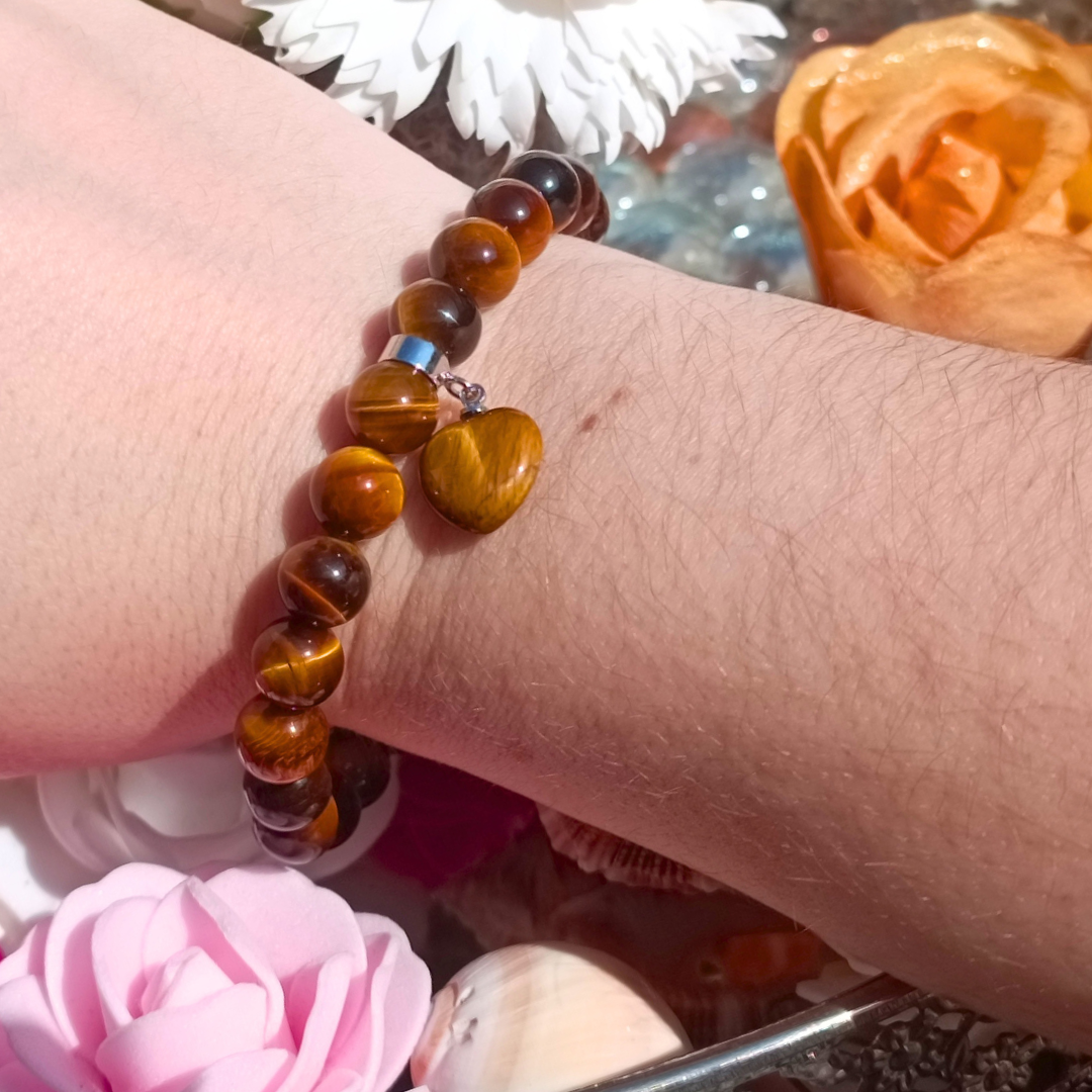 Bracelet gourmette - Œil de tigre