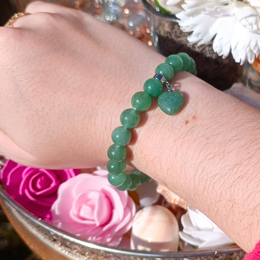 Bracelet gourmette - Aventurine verte