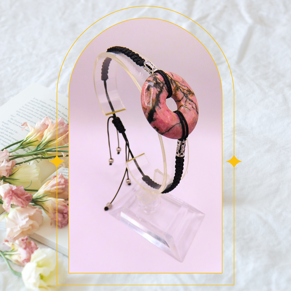 Bracelet Donut - Rhodonite