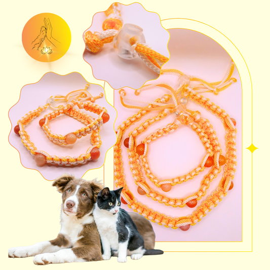 Colliers thérapeutiques - Cornaline multicolore - Standard