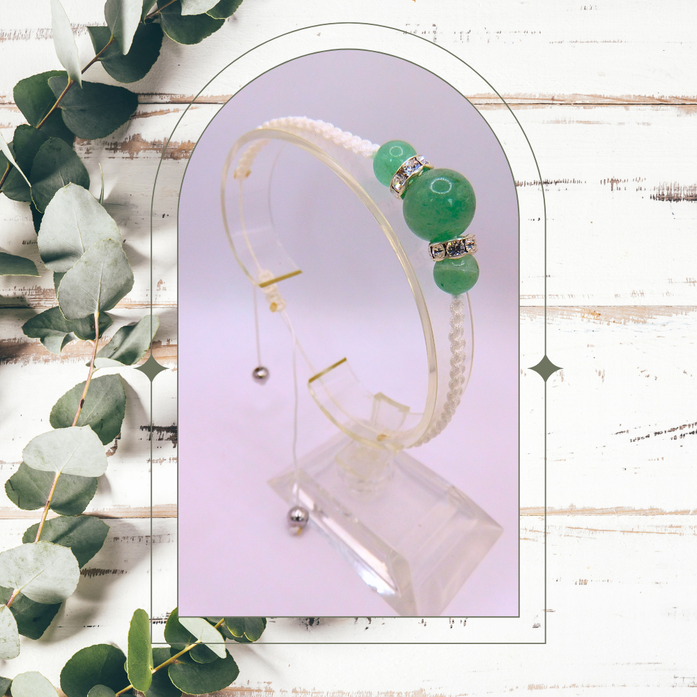 Bracelet artisanal - Aventurine verte