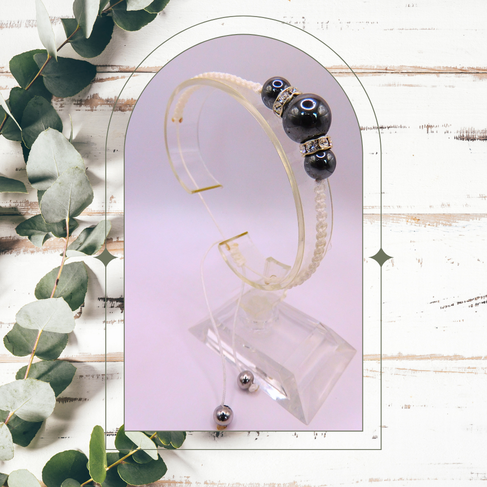 Bracelet artisanal - Hématite